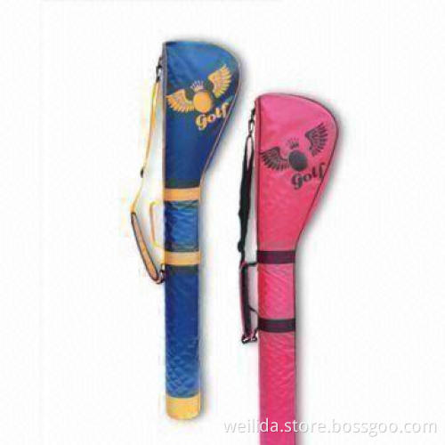 Big Golf Bags for Golf Sets, with Long Strap, Made of Jacquard 420D Polyester Material